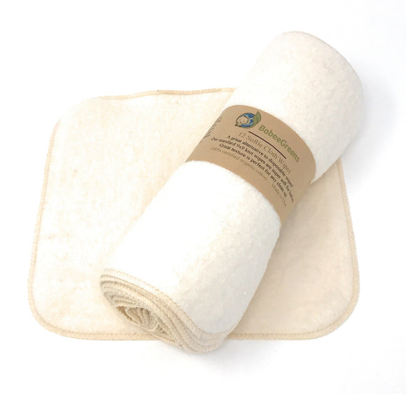 Organic Cloth Baby Wipes